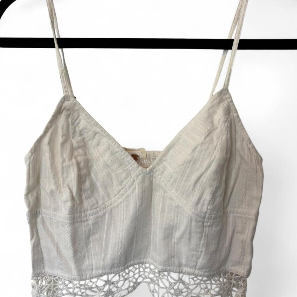 Free-people Women's White Crop-top - Picture 2 of 6